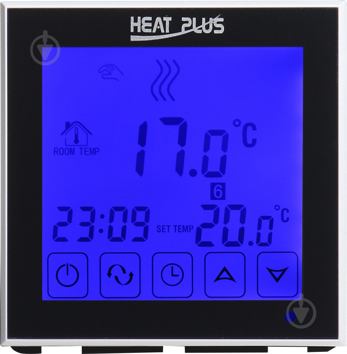 Терморегулятор Heat Plus BHT-323GB черный (BHT323B) - фото 1 Терморегулятор Heat Plus BHT-323GB черный (BHT323B) - фото 1
