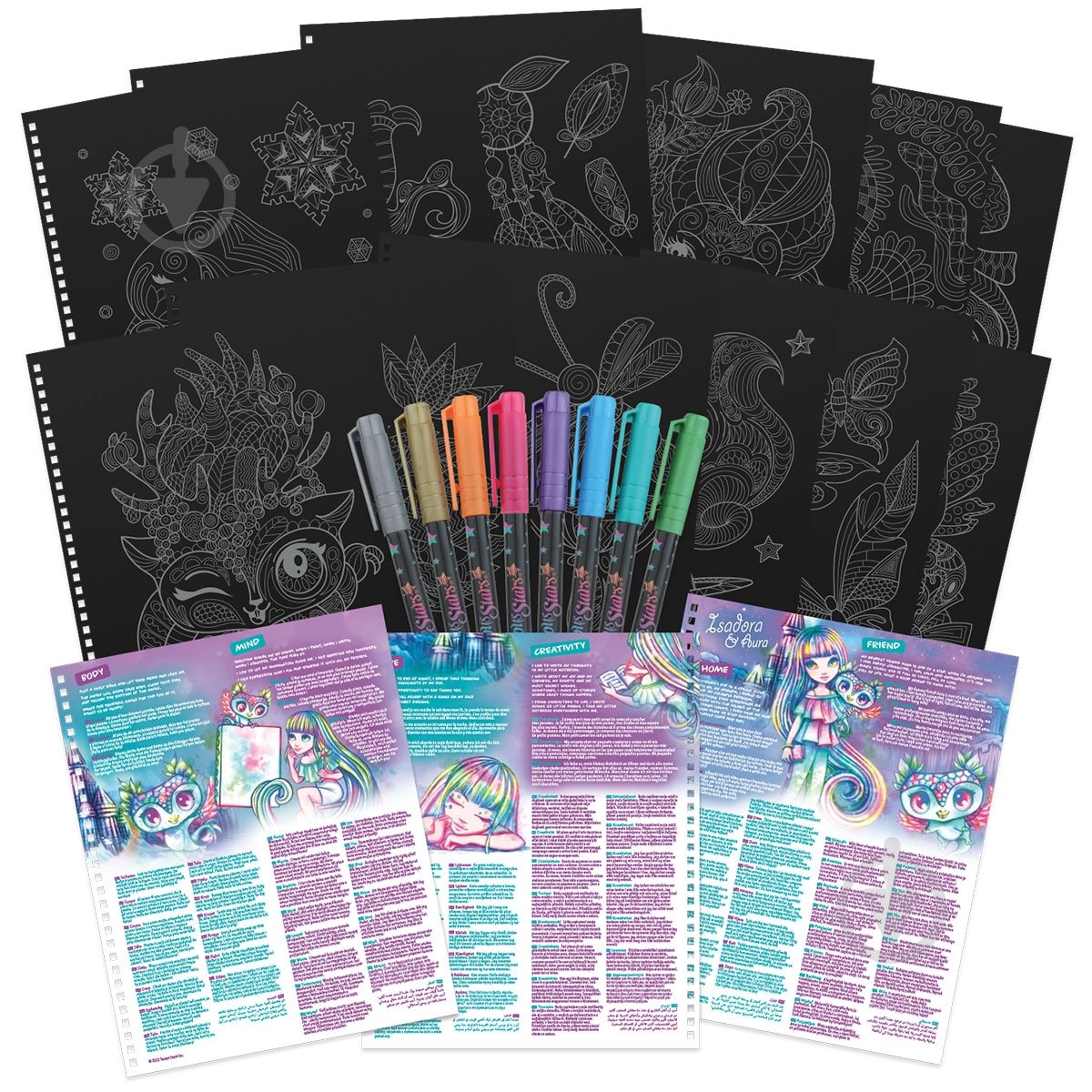 Раскраска «Айседора черные листы» - фото 2 Раскраска «Айседора черные листы» - фото 2