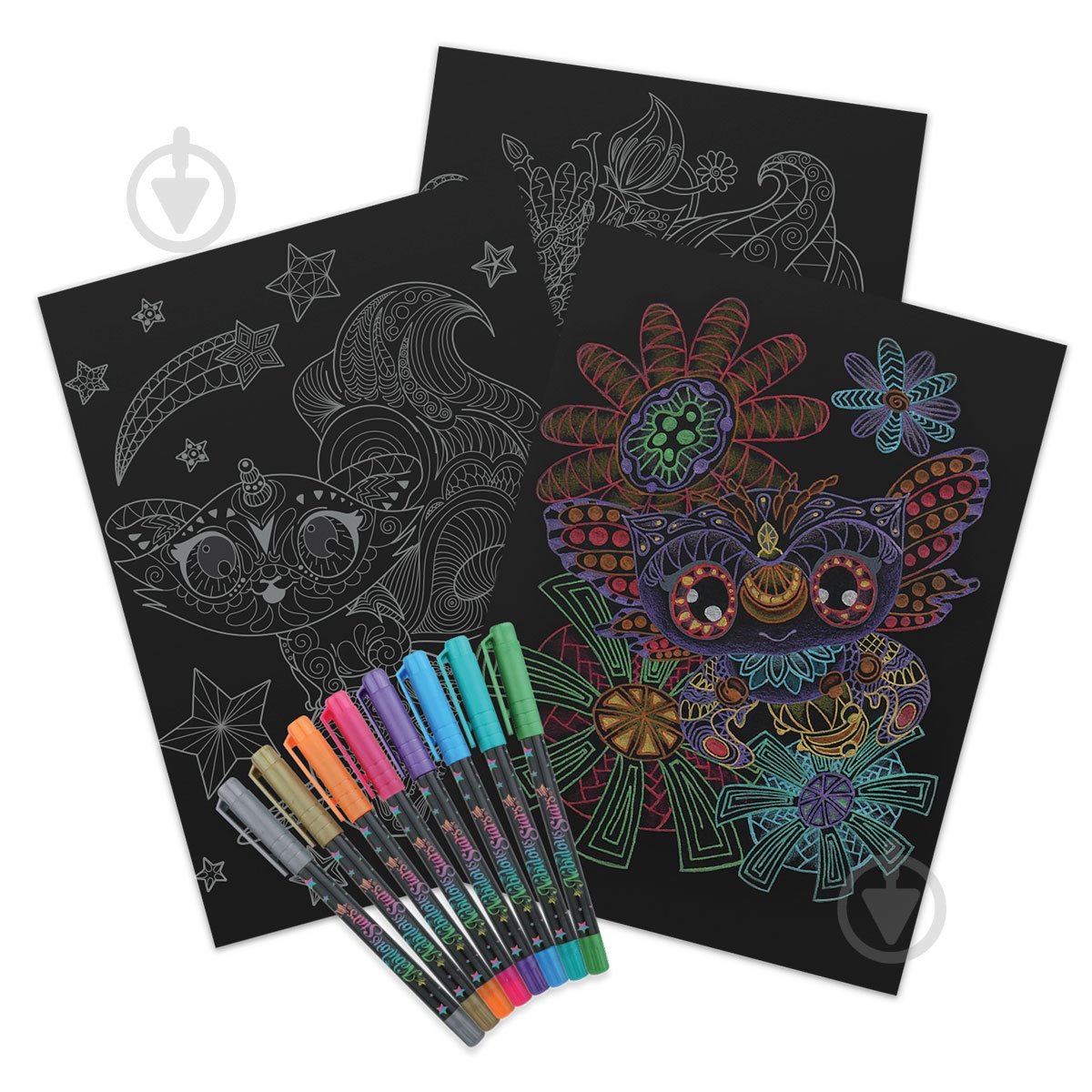 Раскраска «Айседора черные листы» - фото 3 Раскраска «Айседора черные листы» - фото 3