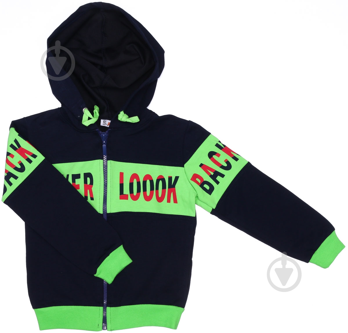 Свитшот для мальчика ALG р.122 зеленый 29528 - фото 12