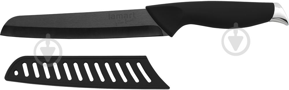 Нож для нарезки Lamart Noir 28 см LT2015 - фото 2