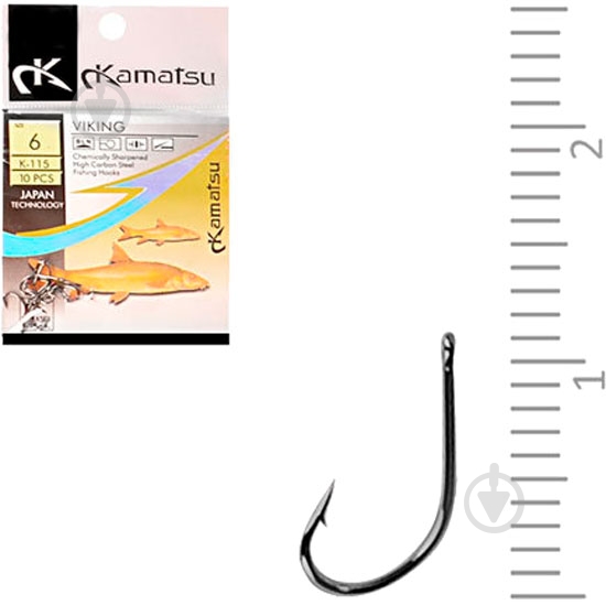 Крючок Kamatsu SF23716 №6 10 шт. - фото 1