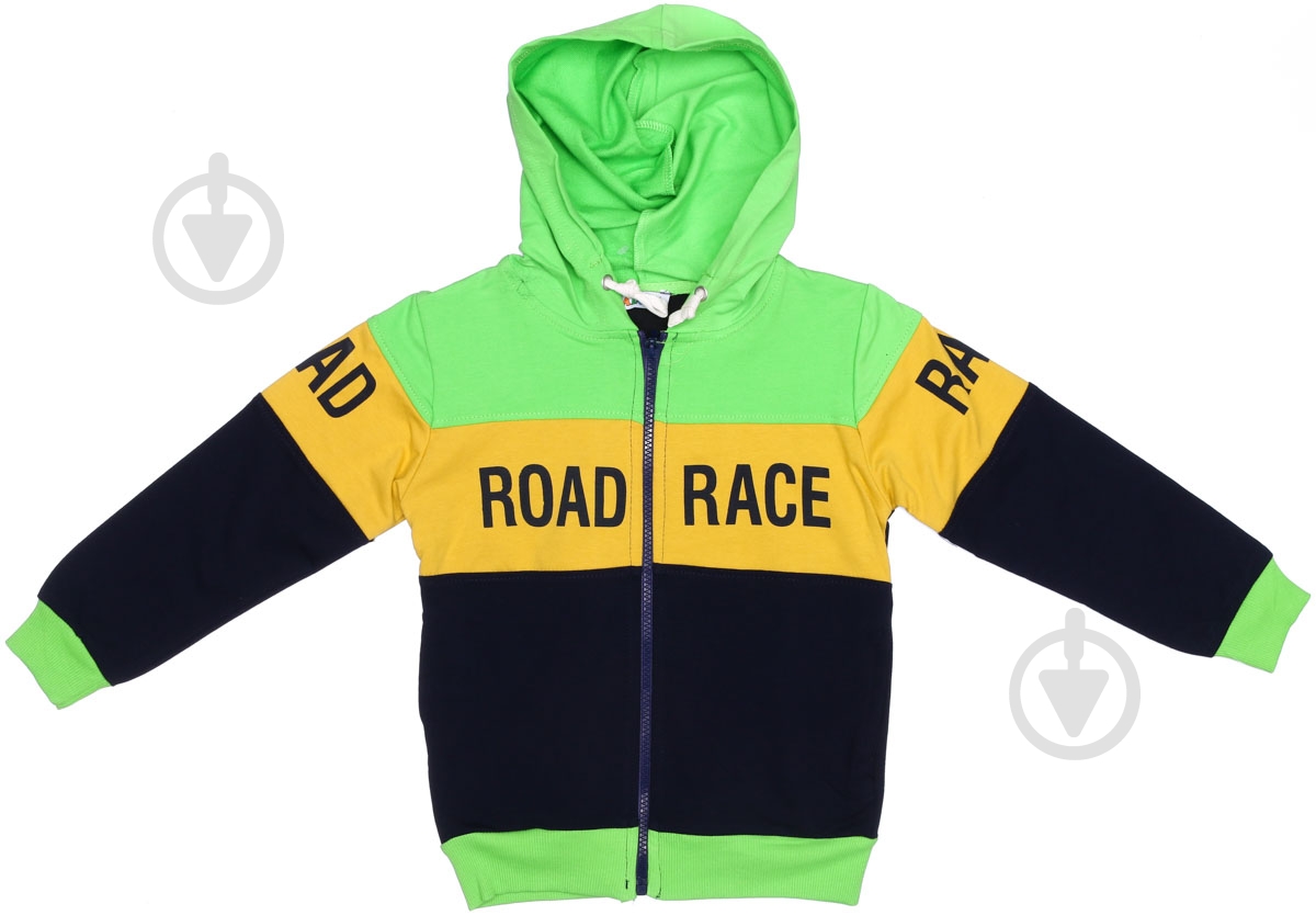 Свитшот для мальчика ALG р.128 зеленый 29528 - фото 2