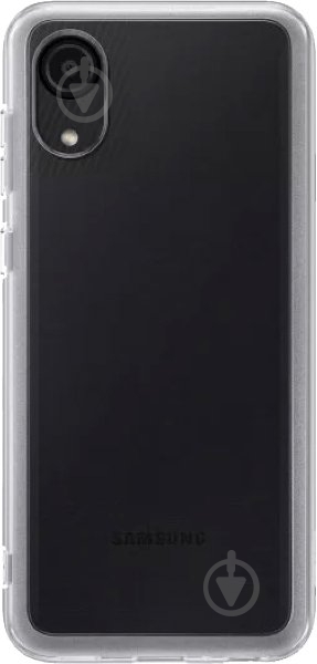 Чехол Samsung Soft Clear Cover для Galaxy A03 Core (A032) Transparent (EF-QA032TTEGRU) - фото 1 Чехол Samsung Soft Clear Cover для Galaxy A03 Core (A032) Transparent (EF-QA032TTEGRU) - фото 1