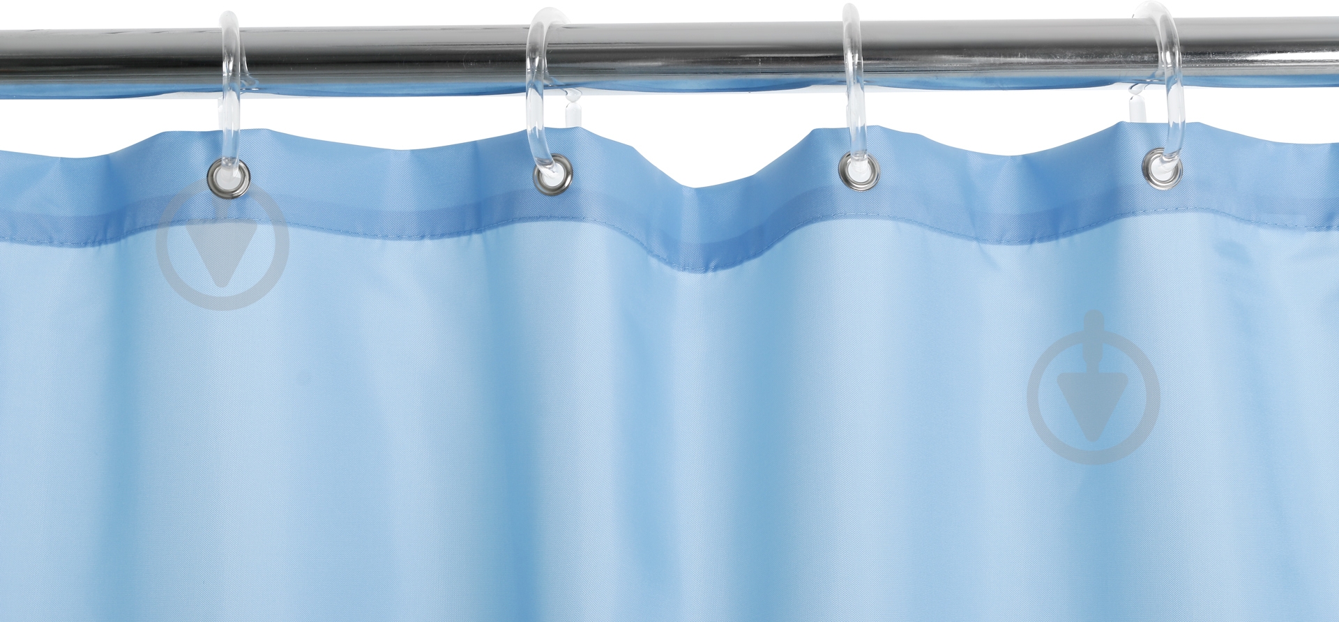 Штора для душа Luna Solid Blue - фото 2