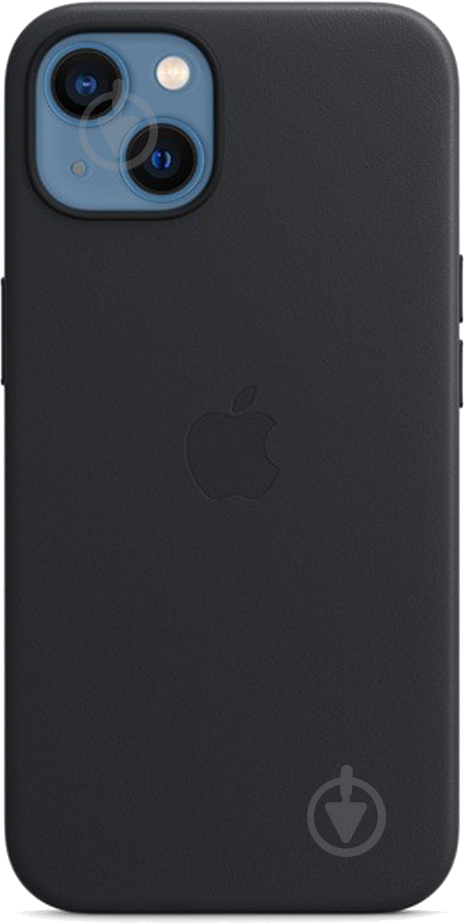 Чехол-накладка Apple Leather Case with MagSafe для Apple iPhone 13 midnight (MM183ZE/A) - фото 3