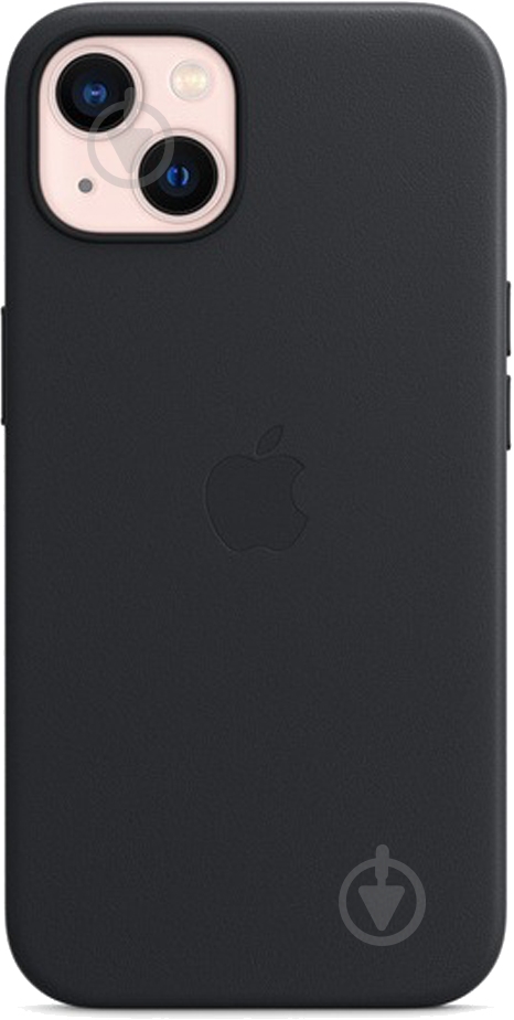 Чехол-накладка Apple Leather Case with MagSafe для Apple iPhone 13 midnight (MM183ZE/A) - фото 4