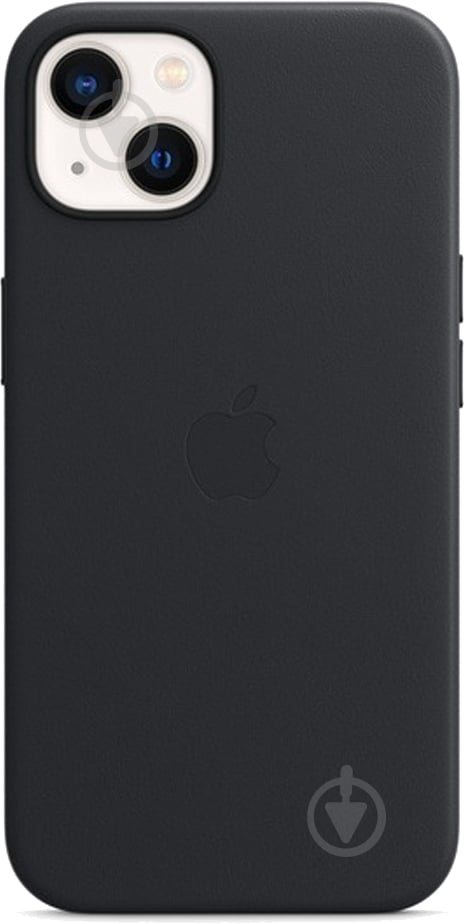 Чехол-накладка Apple Leather Case with MagSafe для Apple iPhone 13 midnight (MM183ZE/A) - фото 1