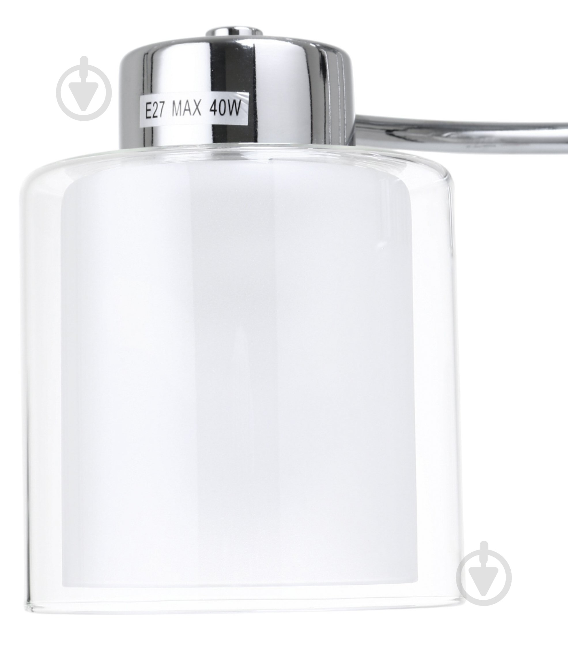 Люстра стельова Sensio Circinus 3x40 Вт E27 хром/білий ALG-07561/3 - фото 3