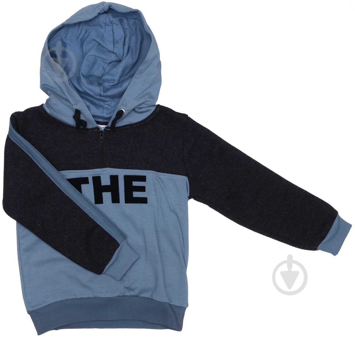 Свитшот для мальчика ALG р.116 серо-голубой 29554 - фото 1 Свитшот для мальчика ALG р.116 серо-голубой 29554 - фото 1