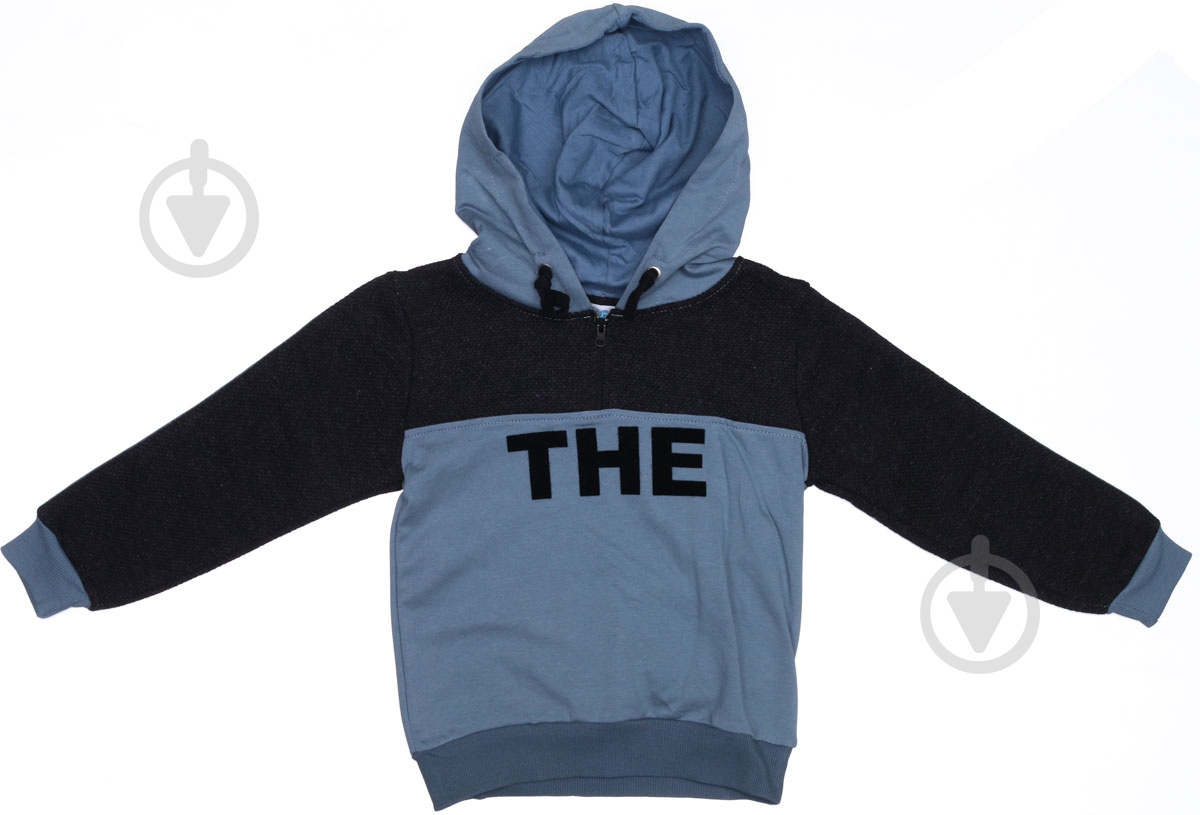 Свитшот для мальчика ALG р.122 серо-голубой 29554 - фото 2 Свитшот для мальчика ALG р.122 серо-голубой 29554 - фото 2