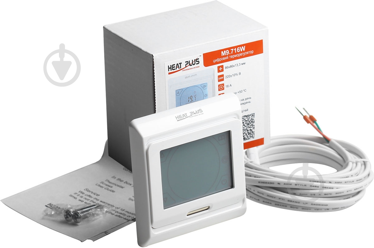 Терморегулятор Heat Plus M9.716 белый (M9716W) - фото 5 Терморегулятор Heat Plus M9.716 белый (M9716W) - фото 5