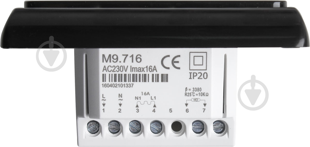 Терморегулятор Heat Plus M9.716 черный (M9716B) - фото 4 Терморегулятор Heat Plus M9.716 черный (M9716B) - фото 4
