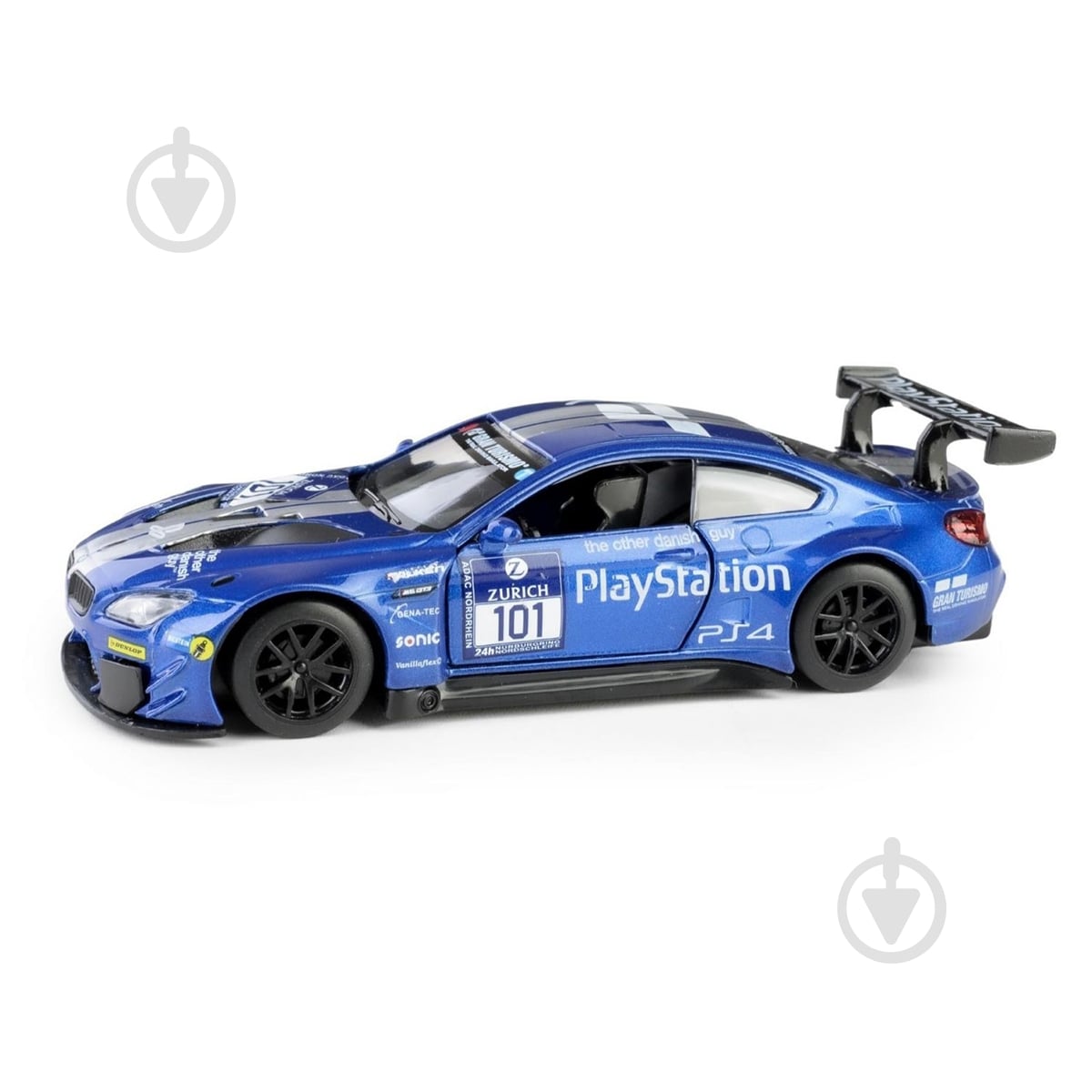 Автомобіль TechnoDrive BMW M6 GT3 синій 1:32 250353 - фото 2