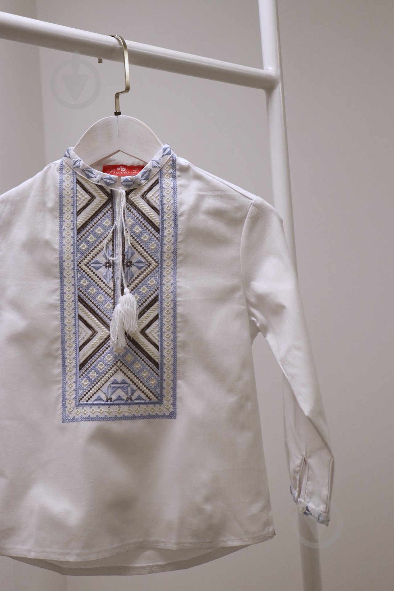 Вышиванка Piccolo Ужгород р.116 серый 420251 - фото 1