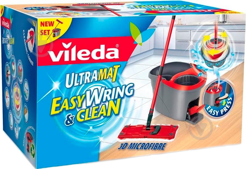 Набор для уборки универсальное Vileda Easywring Ultramat Set - фото 3