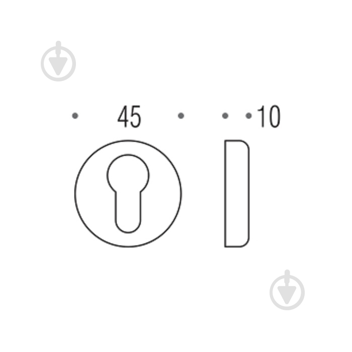 Накладка Colombo® CD 63 золото - фото 2