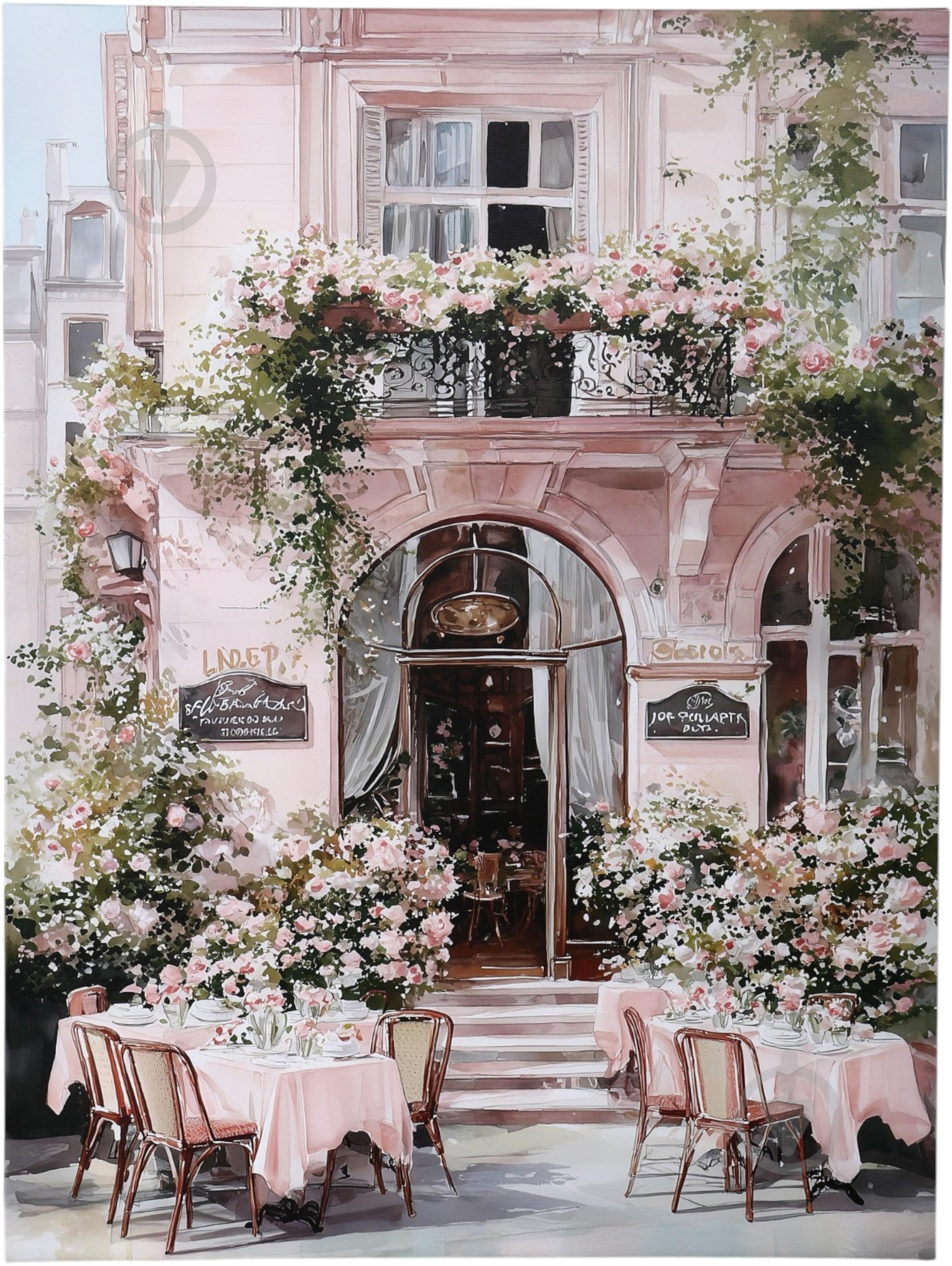 Картина Сafe de fleurs 60x80 см 60x Styler CA-18683 - фото 1
