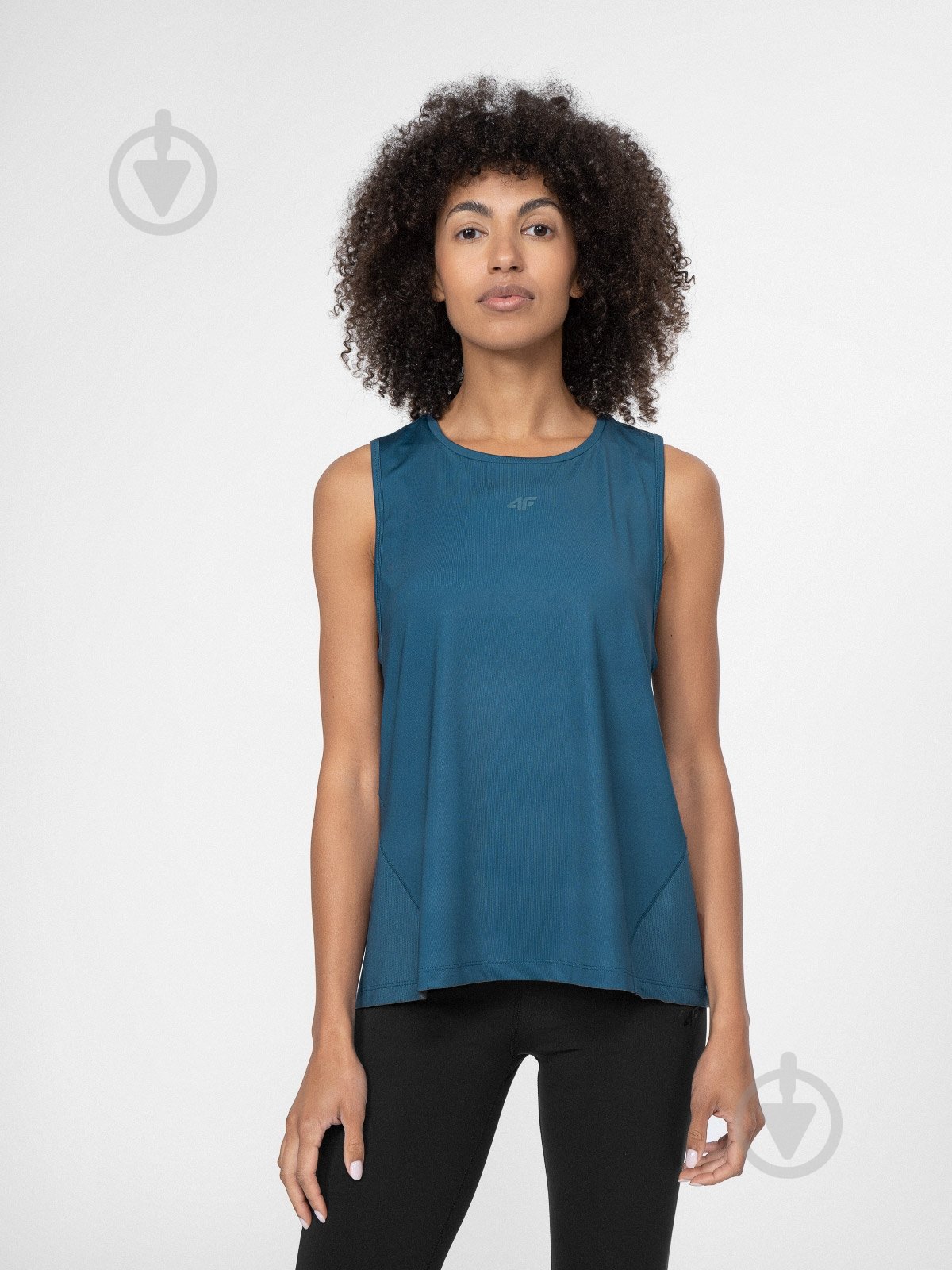 Майка 4F TSHIRT FNK F403 4FSS23TFTSF403-32S р.L голубой - фото 1