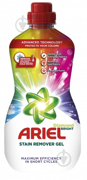Пятновыводитель Ariel жидкий Color для цветных вещей 950 мл - фото 1 Пятновыводитель Ariel жидкий Color для цветных вещей 950 мл - фото 1