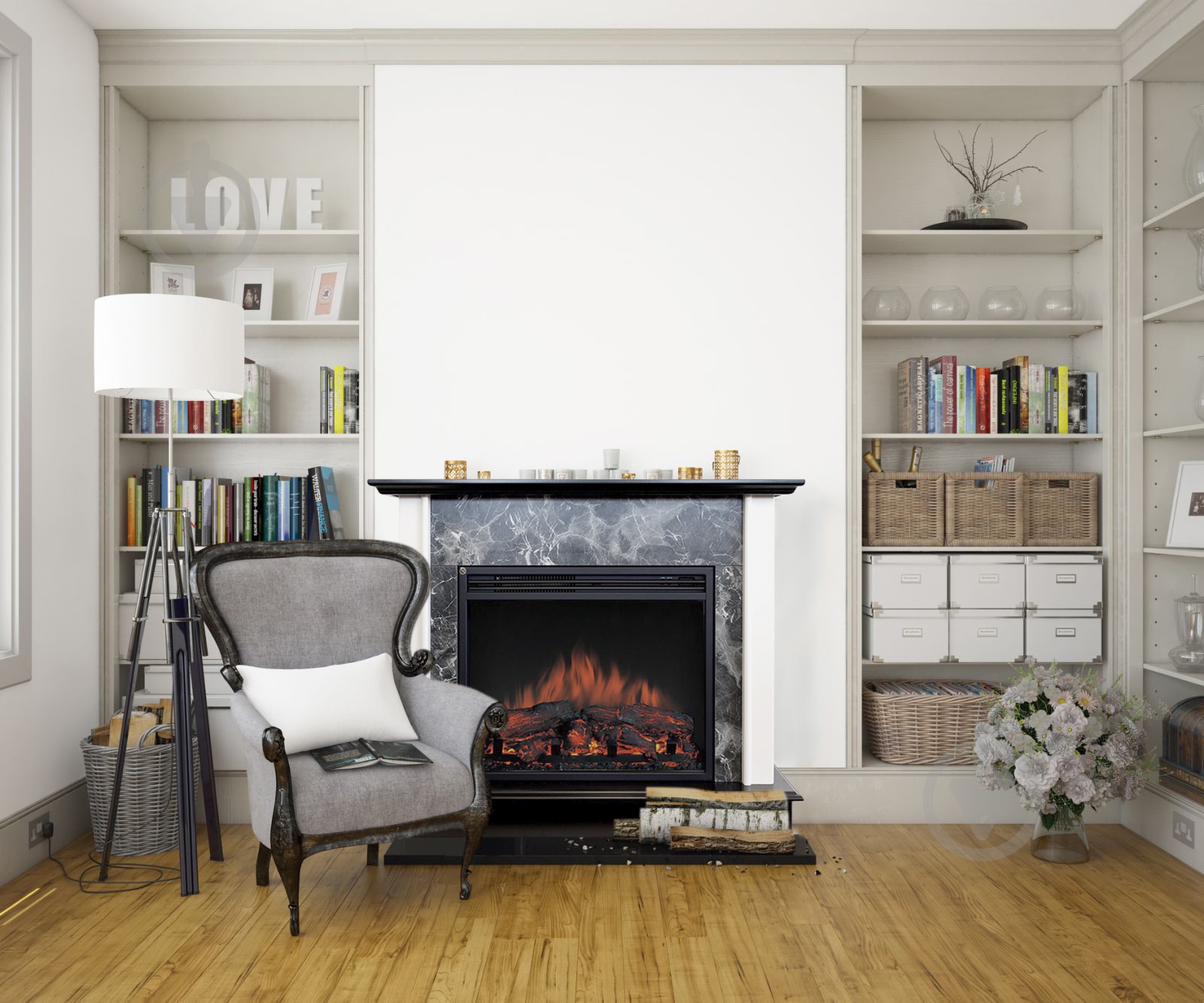 Каминокомплект ASTRA FLAME Аризона black - фото 14 Каминокомплект ASTRA FLAME Аризона black - фото 14
