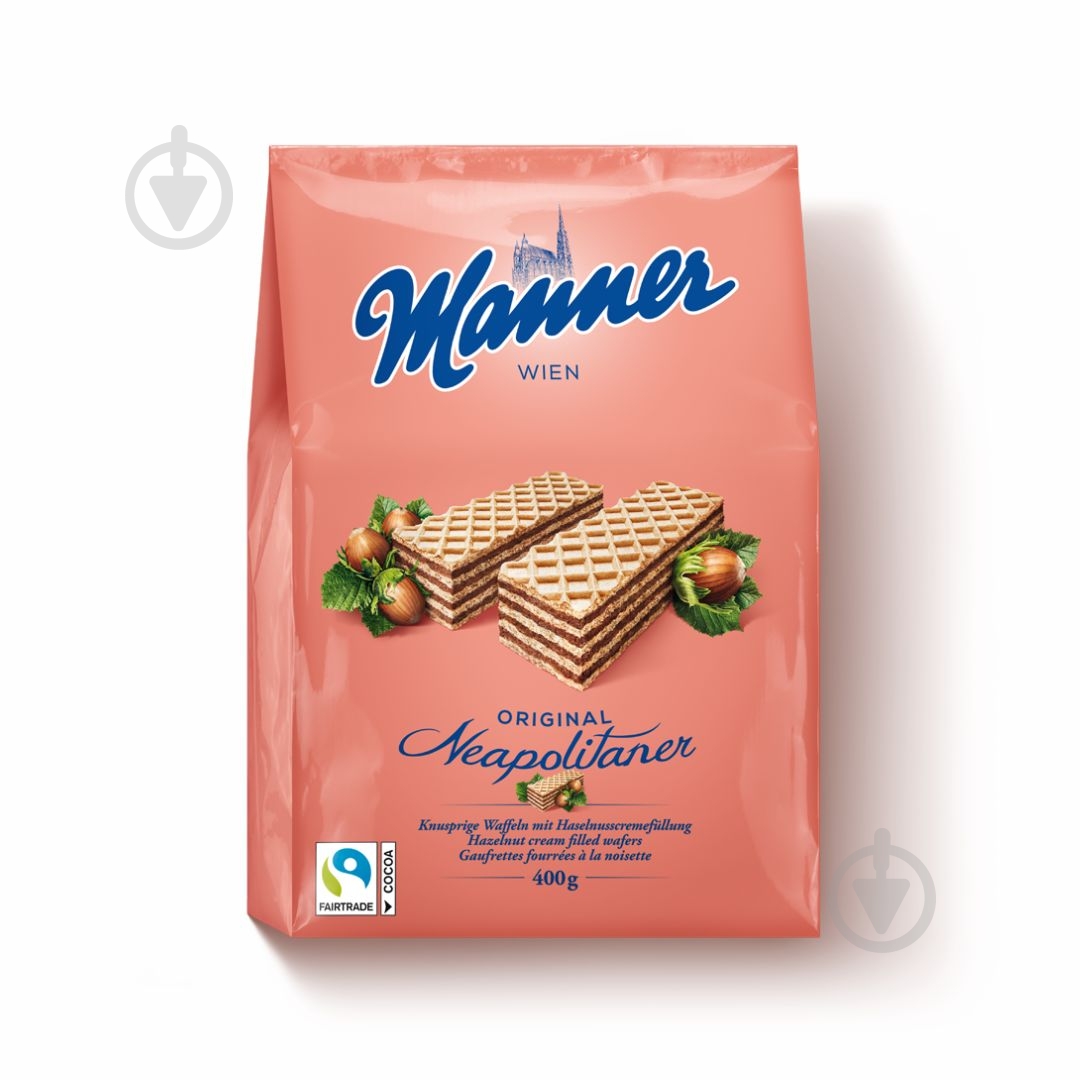 Вафли Manner с ореховым кремом 400 г - фото 1