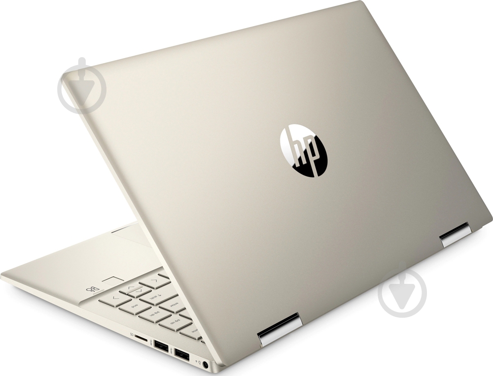 Ноутбук HP Pavilion x360 14" (423H8EA) gold - фото 7