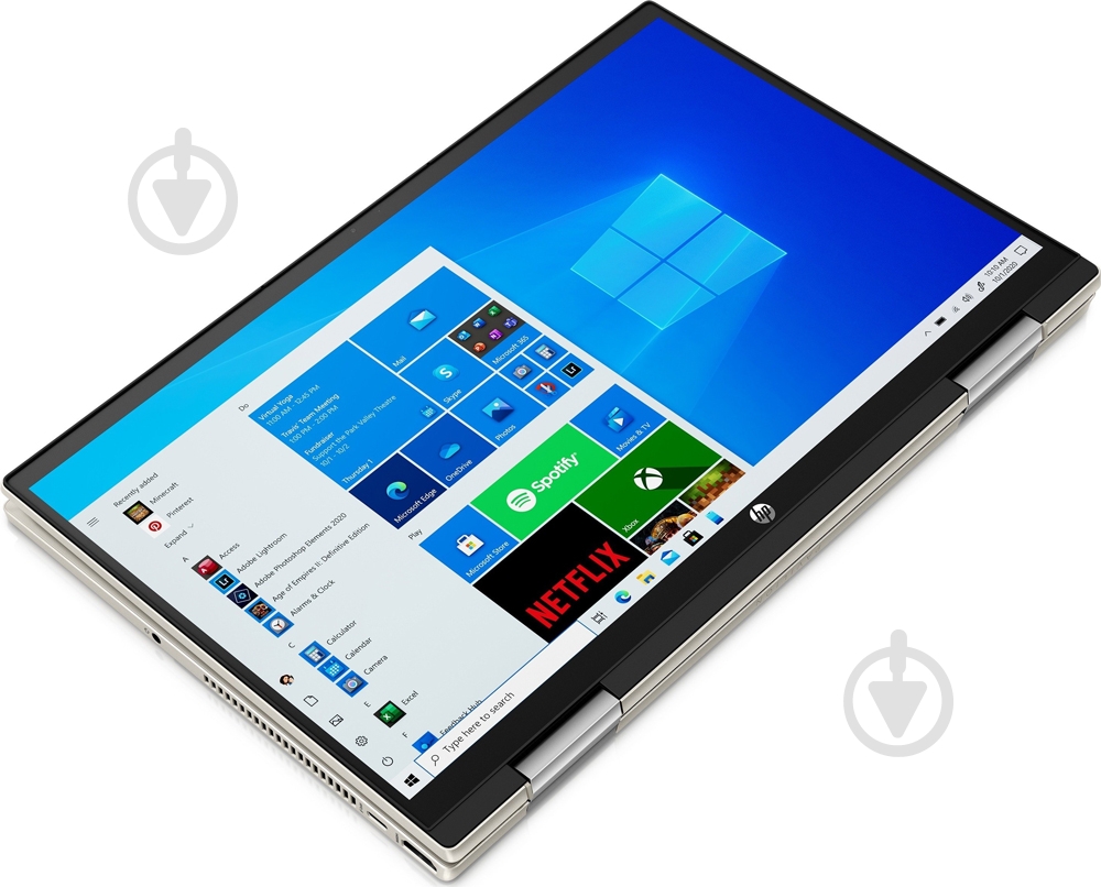 Ноутбук HP Pavilion x360 14" (423H8EA) gold - фото 4