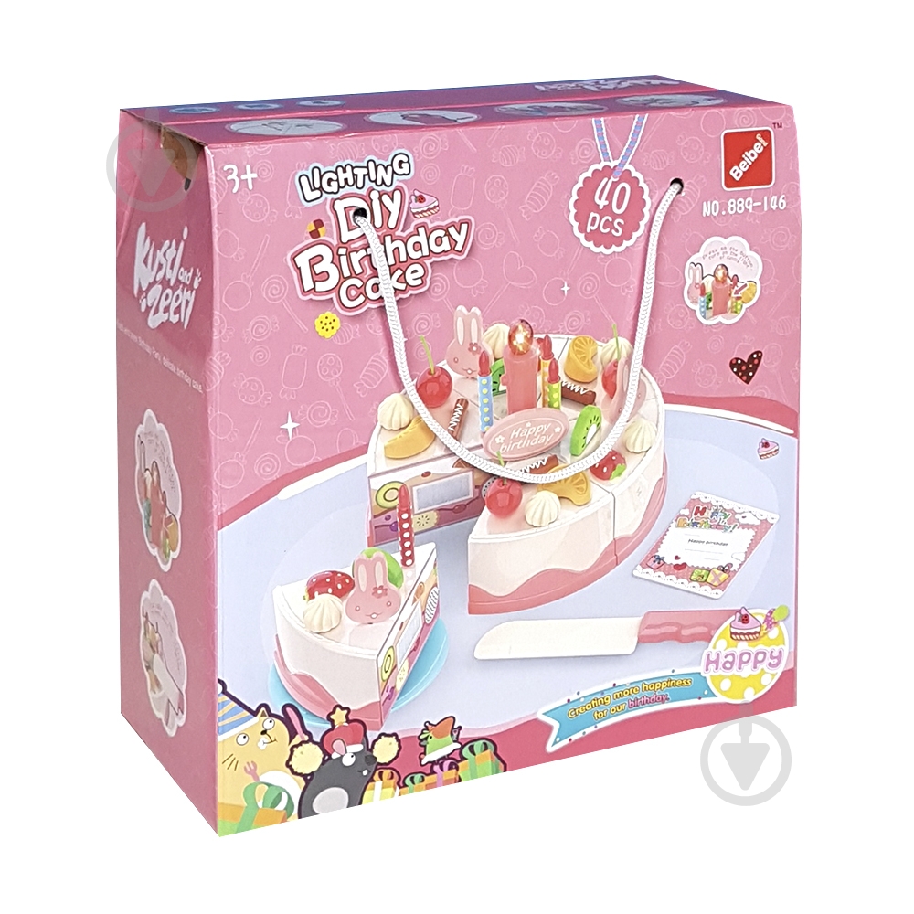ᐉ Игровой набор Qunxing Toys Праздничный торт 889-146 • Купить в