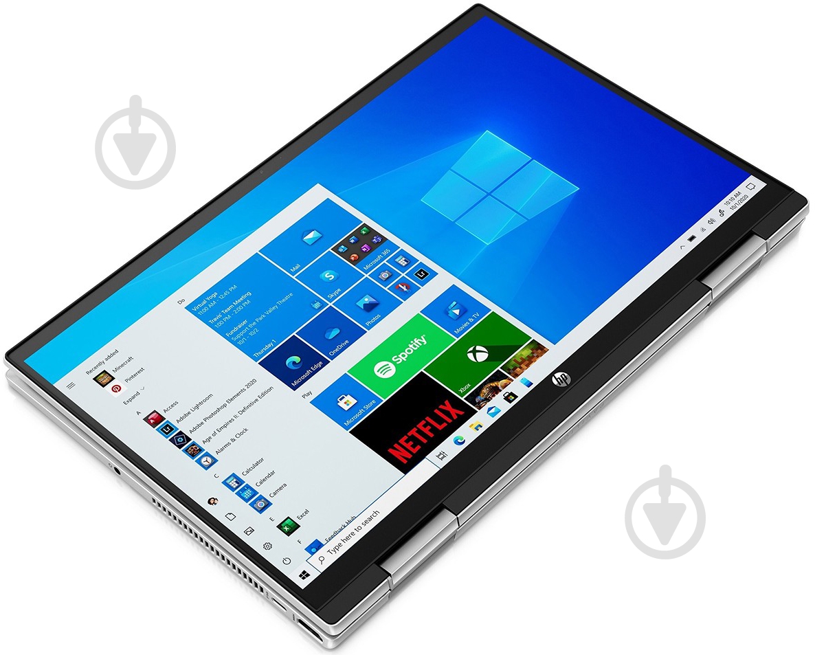 Ноутбук HP Pavilion X360 14" (423H9EA) silver - фото 3