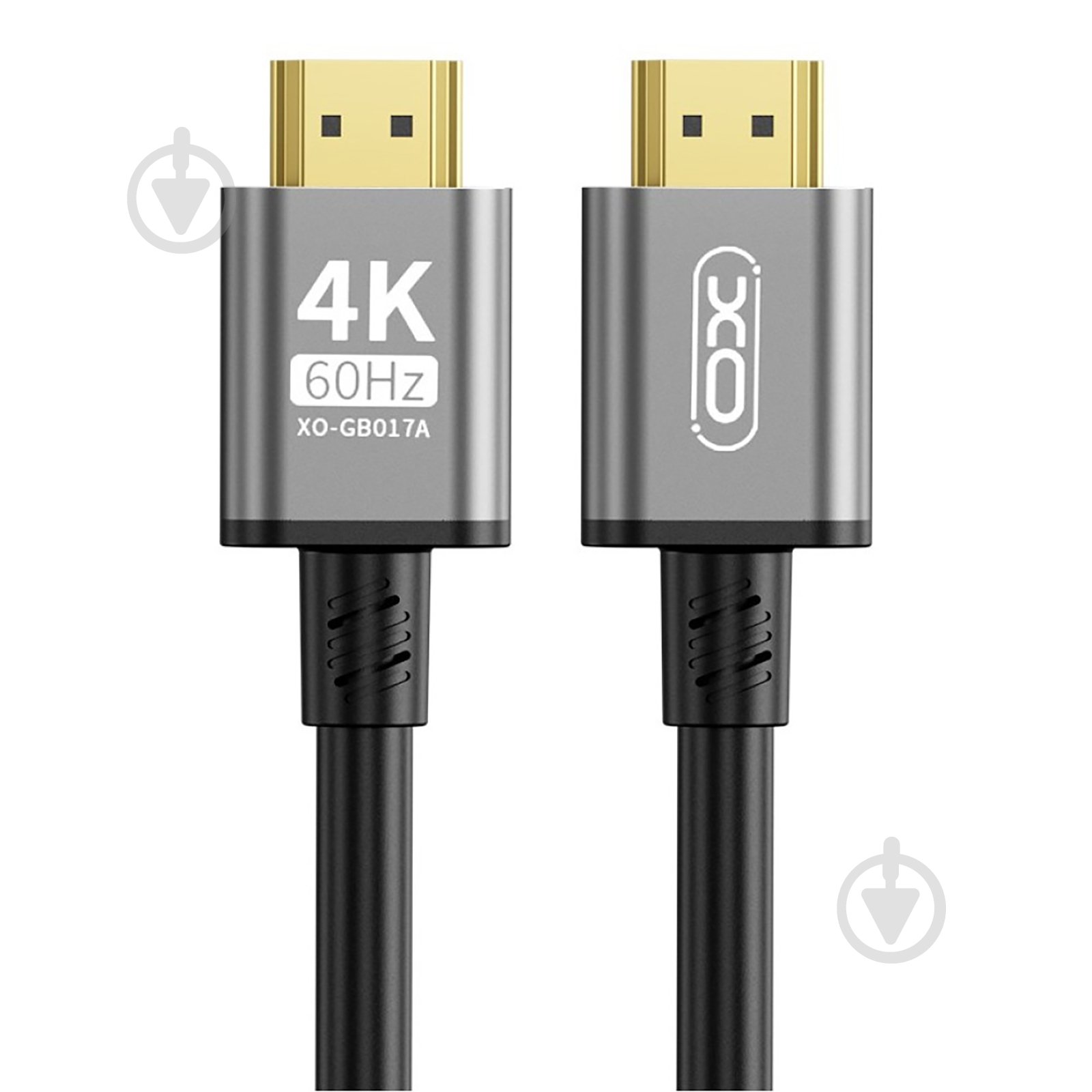Кабель Xo GB017A-HDMI to HDMI v2.0 3 м сріблястий (GB017A-HDMI.tranish) - фото 1