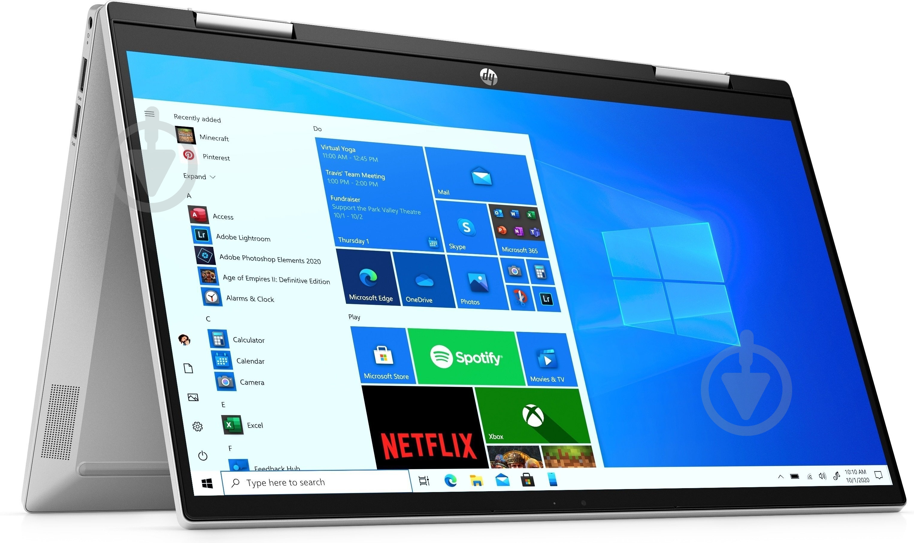 Ноутбук HP Pavilion x360 14" (423J5EA) silver - фото 6 Ноутбук HP Pavilion x360 14" (423J5EA) silver - фото 6