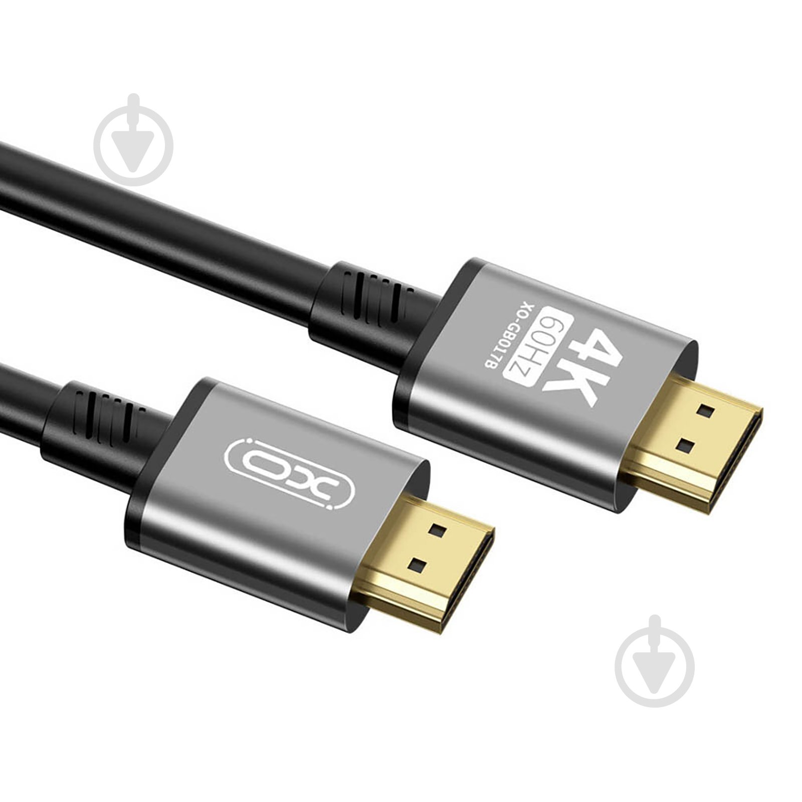 Кабель Xo GB017B-HDMI to HDMI v2.0 5 м сріблястий (GB017B-HDMI.tranish) - фото 3