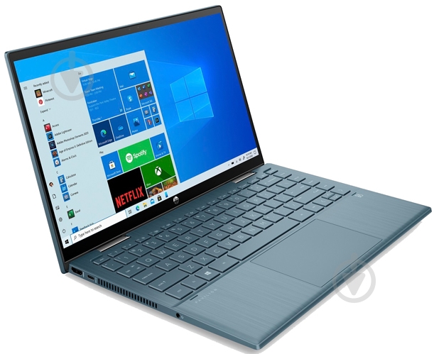 Ноутбук HP Pavilion x360 14" (464H5EA) spruce blue - фото 3 Ноутбук HP Pavilion x360 14" (464H5EA) spruce blue - фото 3