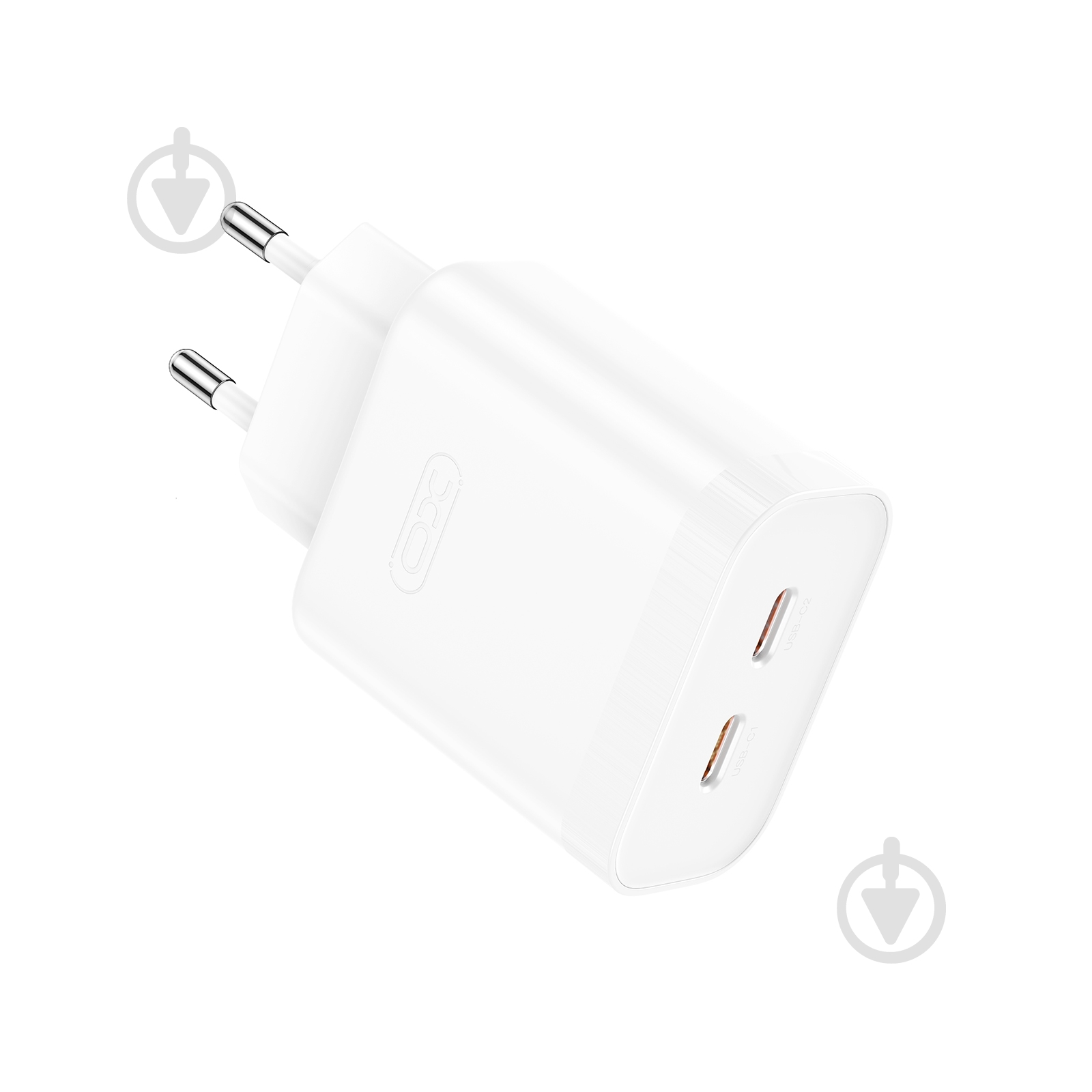 Сетевое зарядное устройство Xo L105 35W 2хUSB-C White (L105.white) - фото 1