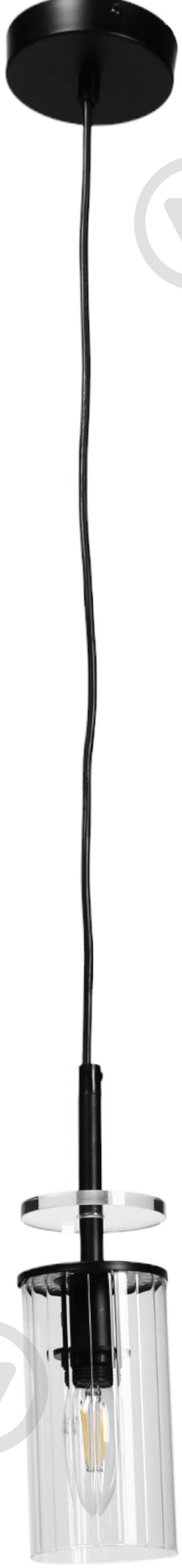 Світильник підвісний Sensio Canis 1x40 Вт E14 чорний із прозорим ALG-74590/1P - фото 1 Світильник підвісний Sensio Canis 1x40 Вт E14 чорний із прозорим ALG-74590/1P - фото 1