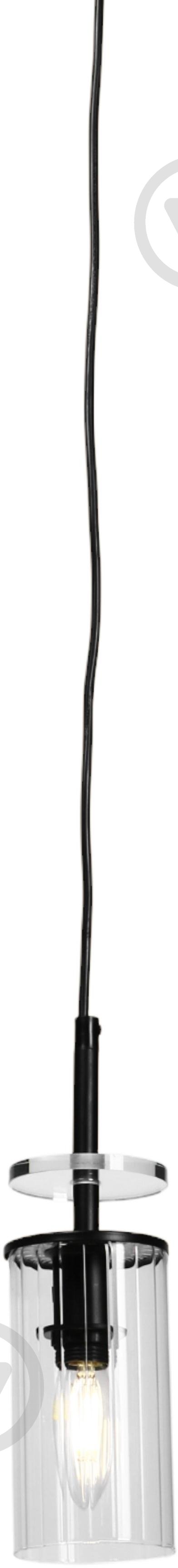 Світильник підвісний Sensio Canis 1x40 Вт E14 чорний із прозорим ALG-74590/1P - фото 2 Світильник підвісний Sensio Canis 1x40 Вт E14 чорний із прозорим ALG-74590/1P - фото 2