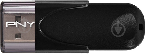 Флеш-память USB PNY Attache 4 8 ГБ USB 2.0 black (FD8GBATT4-EF) - фото 1