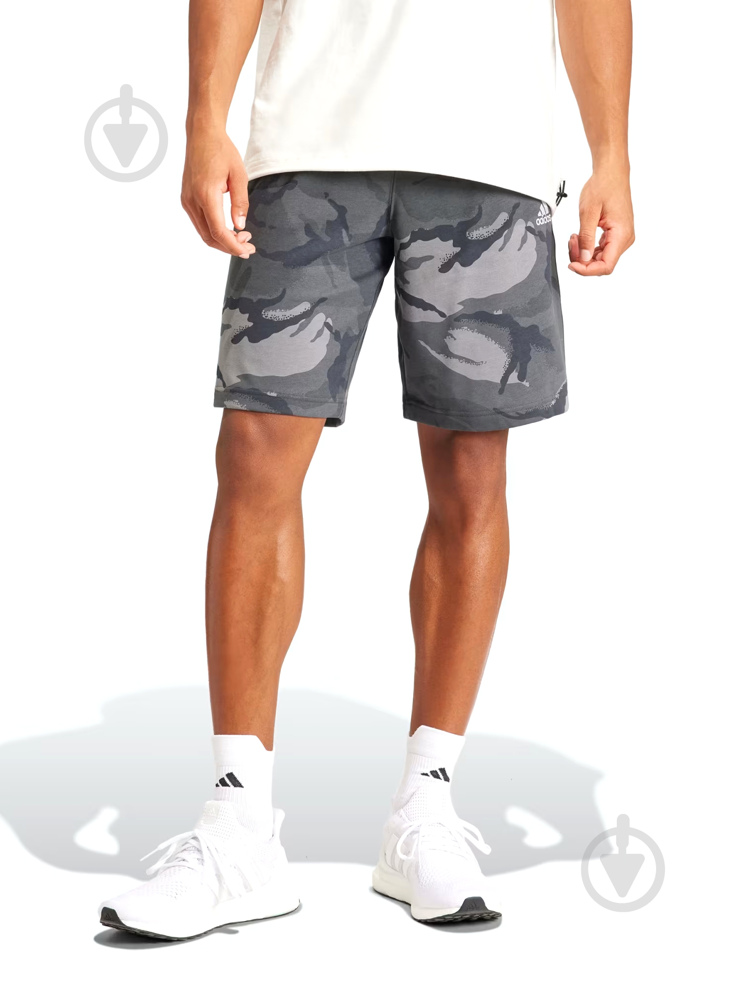 Шорты Adidas M BL CAMO SHRT IS2017 р. L серый - фото 1