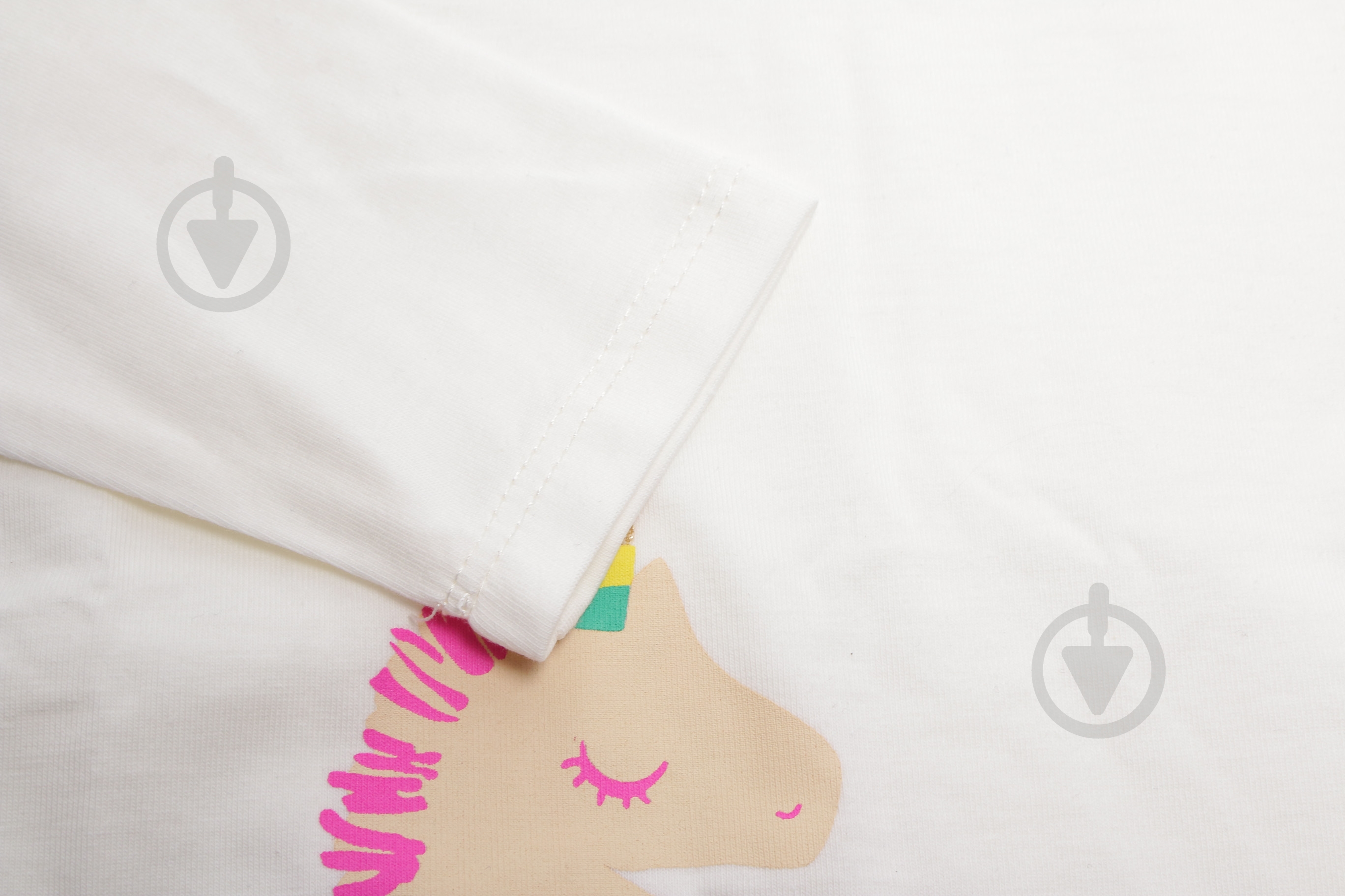 Свитшот для девочки ALG р.110 белый 620751 - фото 4