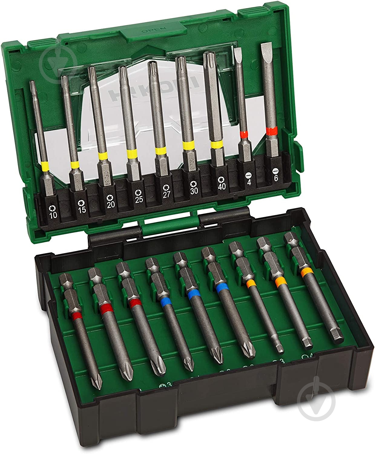 Набор бит HIKOKI 40030022 18 шт. 18 шт. 40030022 - фото 1 Набор бит HIKOKI 40030022 18 шт. 18 шт. 40030022 - фото 1