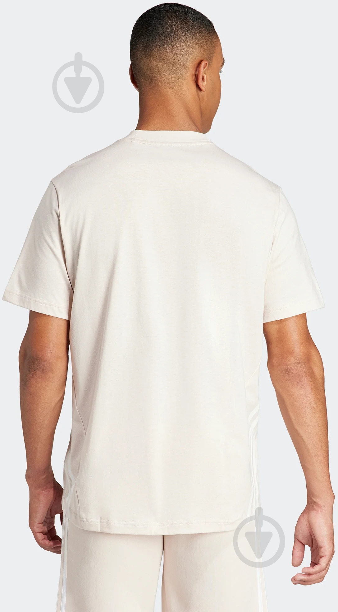 Футболка Adidas M FI 3S T IR9192 р.2XL бежевый - фото 3