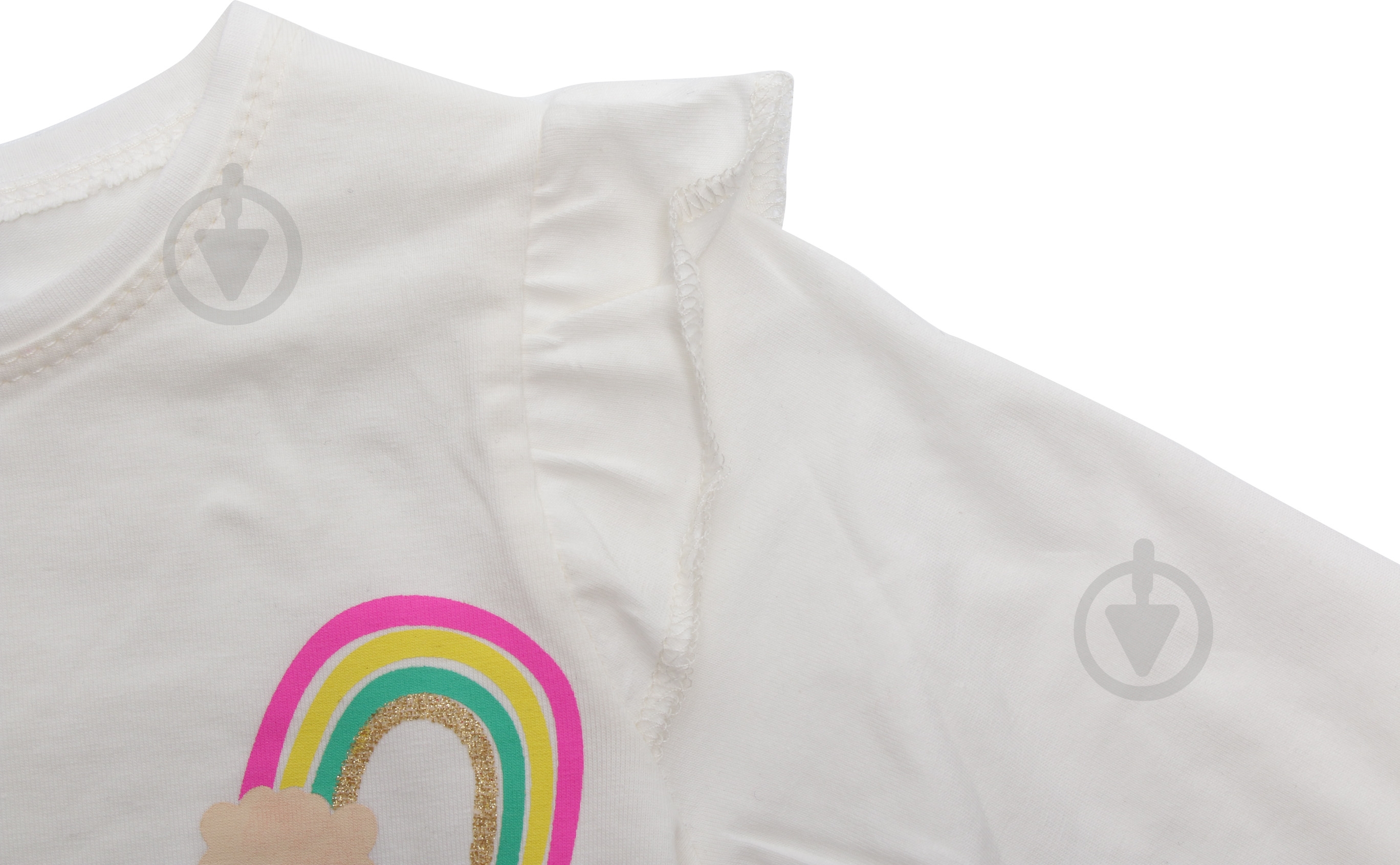 Свитшот для девочки ALG р.116 белый 620751 - фото 5