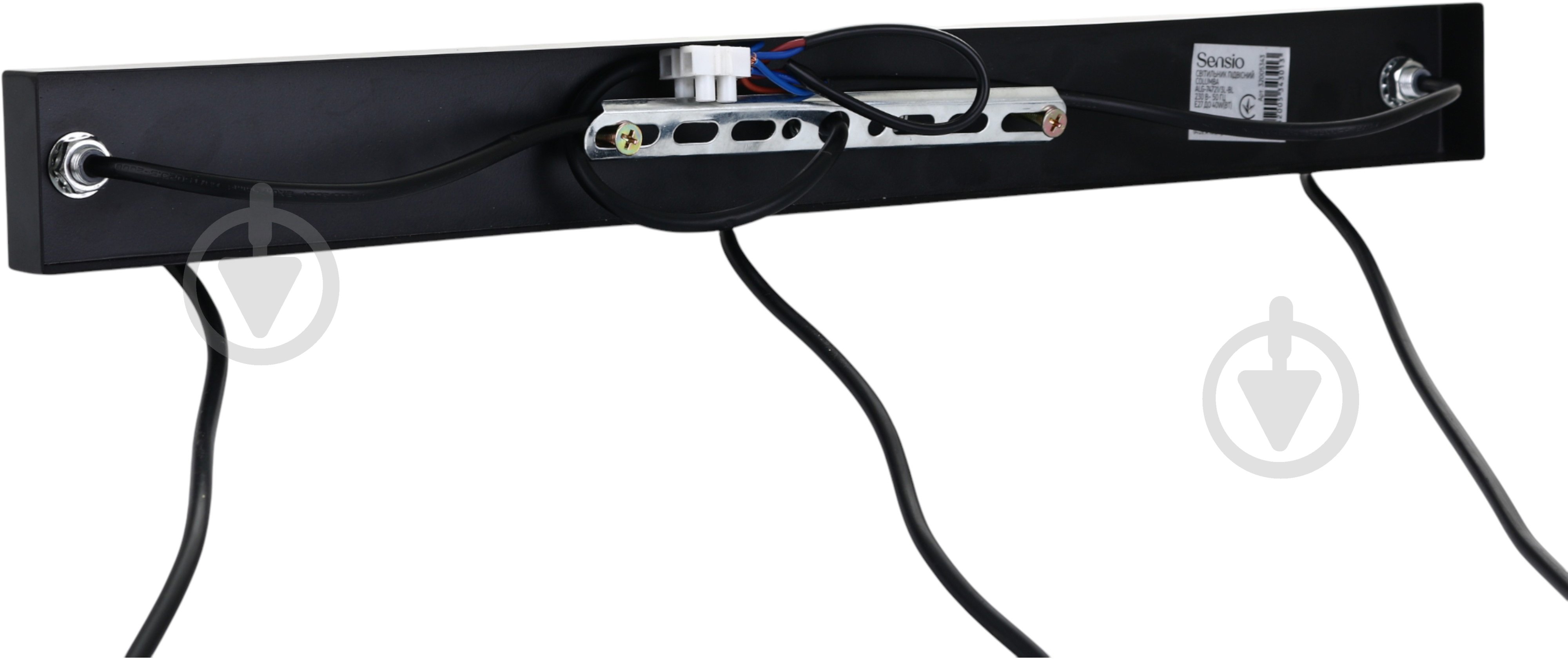 Світильник підвісний Sensio Columba 3x40 Вт E27 чорний ALG-74721/3L-Bl - фото 5