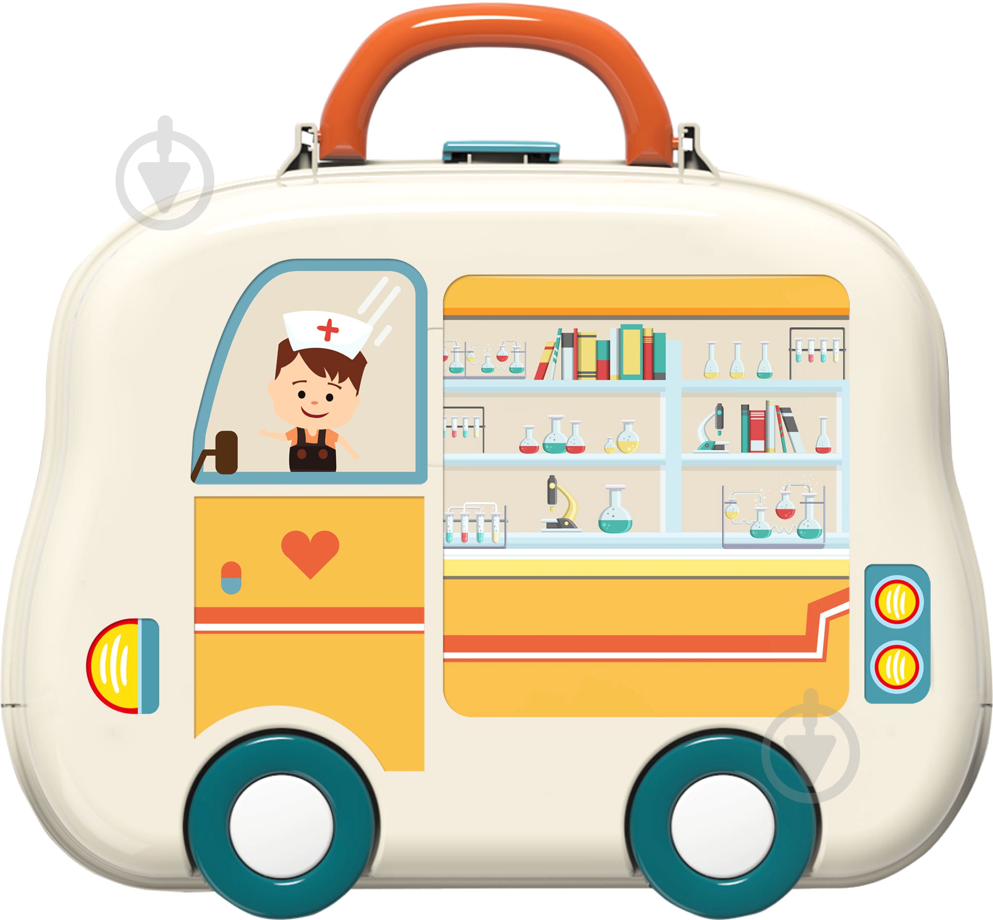 Ігровий набір Лікар 2 у валізі HSP1037622 - фото 2 Ігровий набір Лікар 2 у валізі HSP1037622 - фото 2