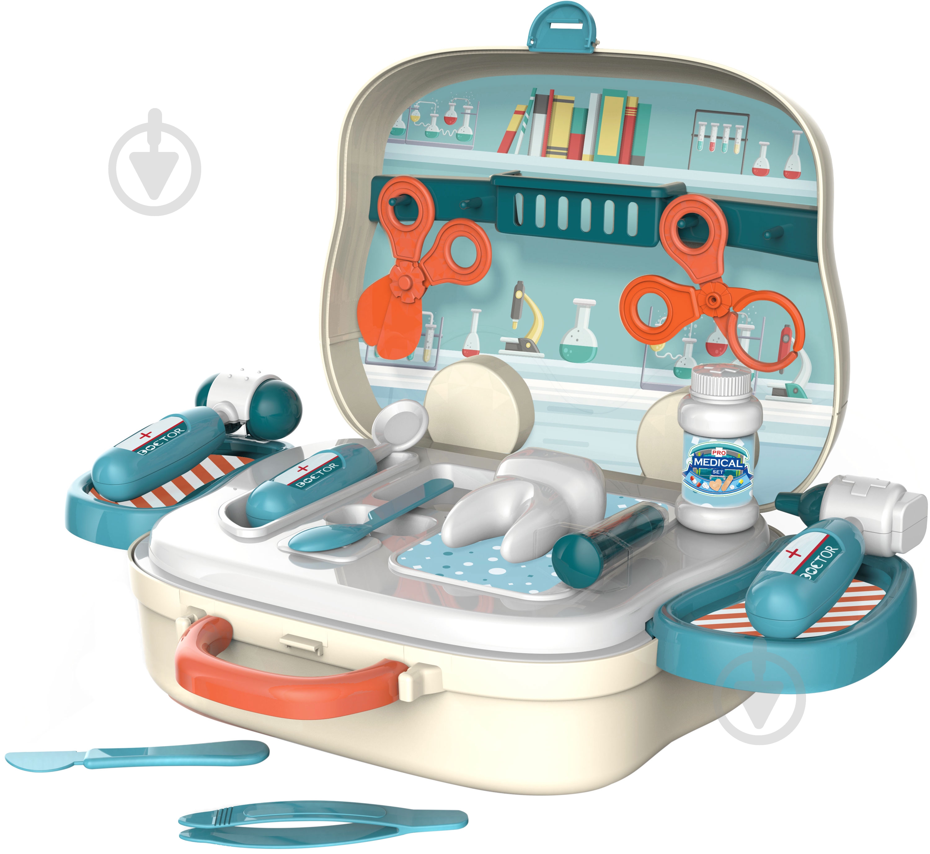 Ігровий набір Лікар 2 у валізі HSP1037622 - фото 1 Ігровий набір Лікар 2 у валізі HSP1037622 - фото 1