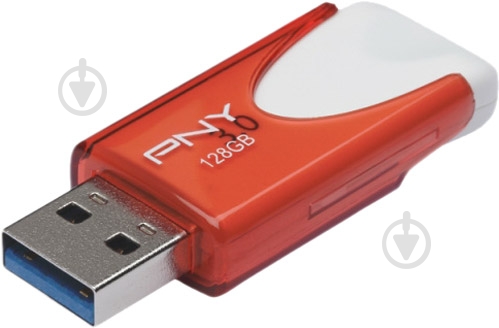 Флеш-память USB PNY Attache 4 128 ГБ USB 3.0 red (FD128ATT430-EF) - фото 2