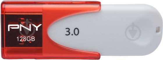 Флеш-память USB PNY Attache 4 128 ГБ USB 3.0 red (FD128ATT430-EF) - фото 3