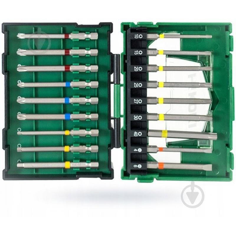 Набір біт HIKOKI викрутка + 15 біт 25 мм + 15 біт 50 мм 31 шт. 40030023 - фото 5 Набір біт HIKOKI викрутка + 15 біт 25 мм + 15 біт 50 мм 31 шт. 40030023 - фото 5