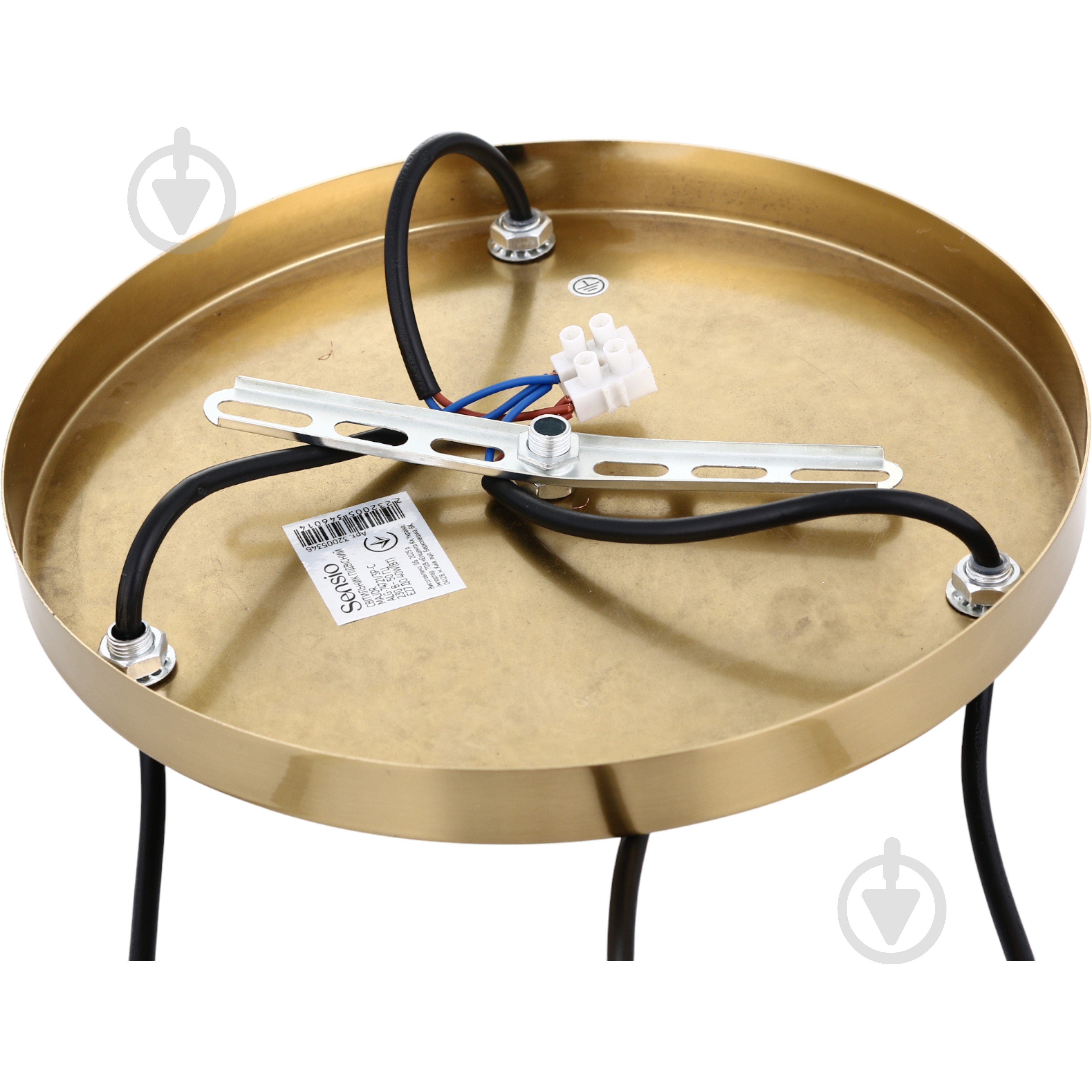 Світильник підвісний Sensio Major 1x40 Вт E27 золотий ALG-74721/3P-C - фото 4 Світильник підвісний Sensio Major 1x40 Вт E27 золотий ALG-74721/3P-C - фото 4